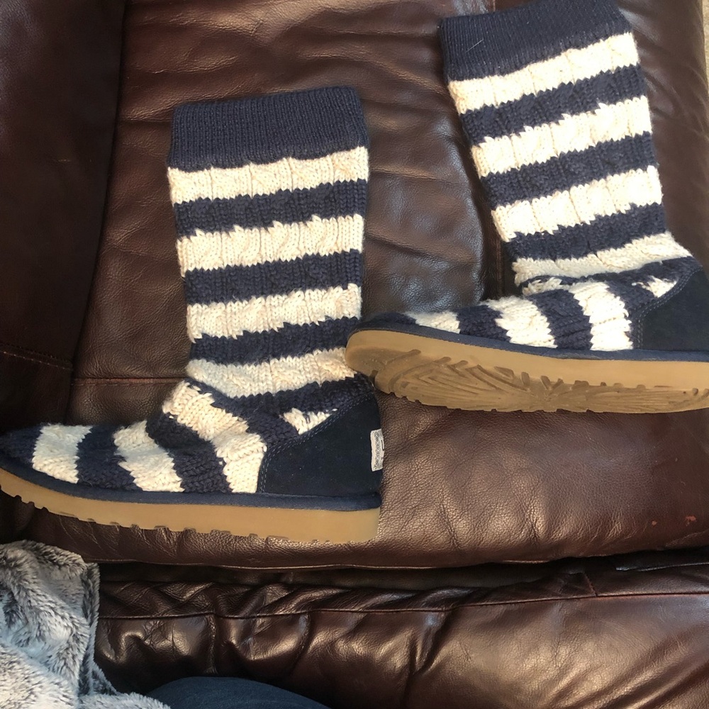 Ugg tall cable knit boots